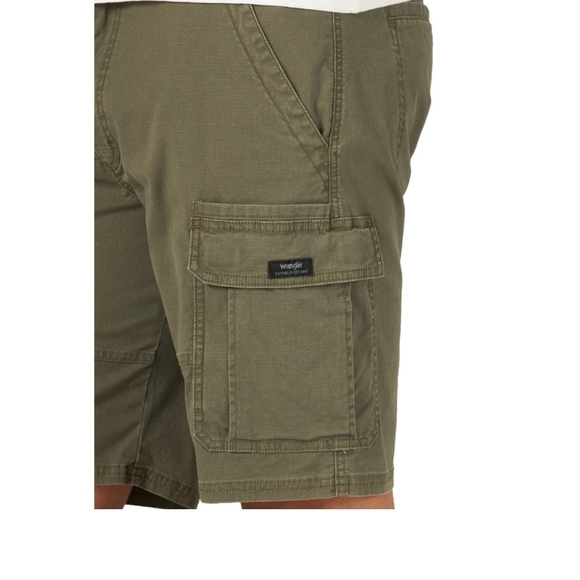 Wrangler NWT Big Men's Relaxed Fit Stretch Cargo Short 002-07 - Picture 2 of 10